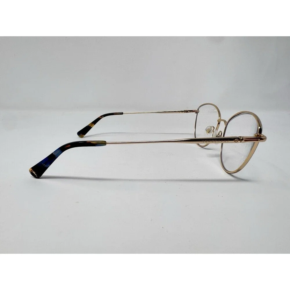 Longchamp LO2143 Eyeglass Frames Only 400 Gold Blue 53-17-140 Authentic